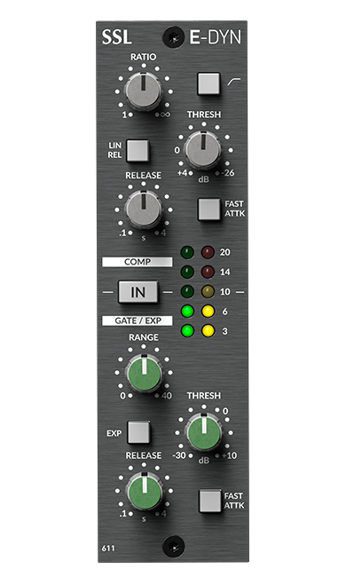 SSL 500 Series E Dynamics Module コンプ